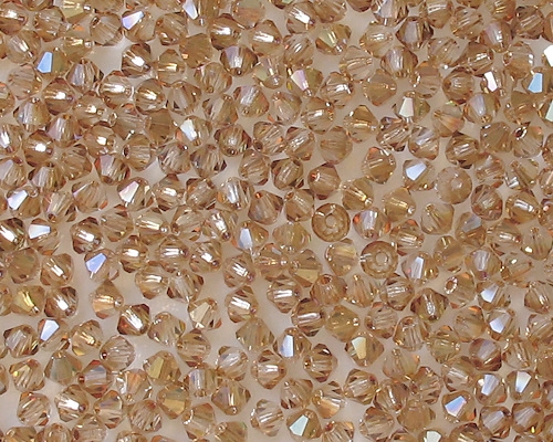 4mm Celsian Cut-Crystal Bicone Beads [50]