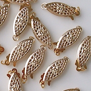 14mm Gold-Filled Fish & Hook Clasp [1]