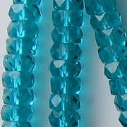 3x6mm Zircon Faceted Rondelle Beads [50]