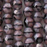 8mm 'Pink Granite' Faceted Round Beads [50]