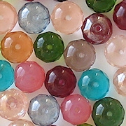 6x9mm Mixed Faceted Rondelle Beads [25]