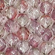 8mm 'Crystal Monet' Faceted Round Beads [25]