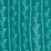 8mm Teal Pyramid Beads [50]