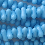 4x9mm Bluish-Turquoise Rice Beads [100]