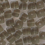 5mm 'Black Diamond' (Gray) Cube Beads [50]