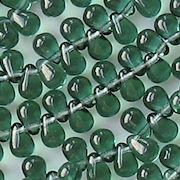 6mm Prairie Green Teardrop Beads [100]