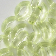 10mm Light Yellow 'Angel Wing' Beads [50] (see Comments)