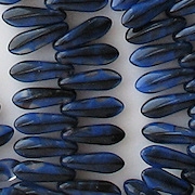 10mm Blue Tiger Dagger Beads [100]