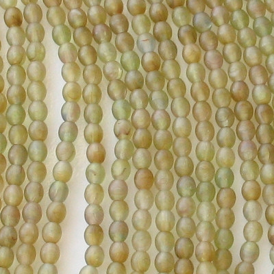 4mm Lichen Green Matte Round Beads [100]