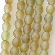 4mm Lichen Green Matte Round Beads [100]
