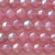 6mm Milky Pink AB Round Beads [50]