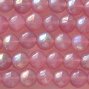 6mm Milky Pink AB Round Beads [50]