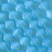 6mm Milky Aqua Bicone Beads [50]