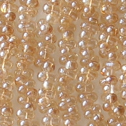 2x4mm Champagne 'Farfalle' Beads [290+]