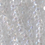 2x4mm Clear AB 'Farfalle' Beads [290+]