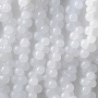 2x4mm Milky White 'Farfalle' Beads [290+]