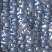 2x4mm Blue Matte 'Farfalle' Beads [290+]
