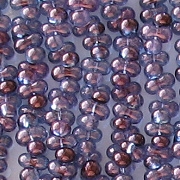 2x4mm Purple Luster 'Farfalle' Beads [290+]