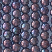 4mm Amethyst Iris Luster Round Beads [100]