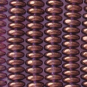 2x6mm Alexandrite/Gold Luster Rondelle Beads [100]