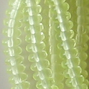 2x4mm Yellow Rondelle Beads [100]