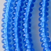 2x4mm Sapphire Blue Rondelle Beads [100]