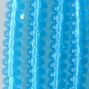 2x4mm Aqua Rondelle Beads [100]