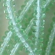 2x4mm Light Green Rondelle Beads [100]