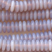 2x6mm Lavender Opalescent Rondelle Beads [50] (see Comments)