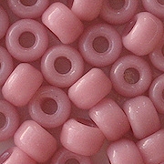 6x9mm Milky Pink Pony Beads [25]