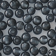 4mm Montana Blue Round Beads [100]