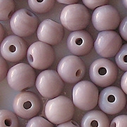 7mm Opaque Lavender Round Beads [50]