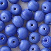 8mm Opaque Blue Matte Round Beads [50]