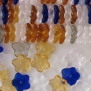 2x6mm Mixed Flower Spacer Beads [100]