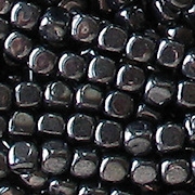 3.5mm 'Hematite' Cube Beads [100]