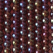 4mm Ruby Iris Luster Beads [100]