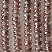 2x4mm Gold 'Apollo' Rondellle Beads [100] (see Defects)