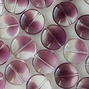 10mm Purple Cloud Tablet Beads [25]