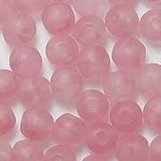 6mm Milky Pink Matte Round Beads [50] (see Comments)