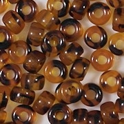 4x6mm Topaz Tortoise Pony Beads [50]