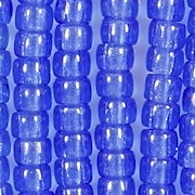 4x6mm Sapphire Blue Pony Beads [50]