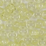 4x6mm Light Yellow Pony Beads [50]