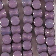 5mm Purple/Gold Luster Hourglass Beads [44]