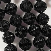 8mm Tanzanite Fluted Saucer Beads [25]