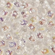 3x5mm Clear AB Nugget-Shaped Rondelle Beads [100]