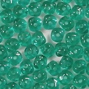 3x5mm Teal Nugget-Shaped Rondelle Beads [100]