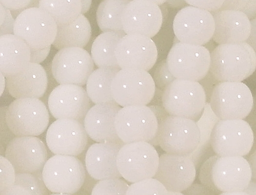 4mm Semi-Opaque White Beads [79]