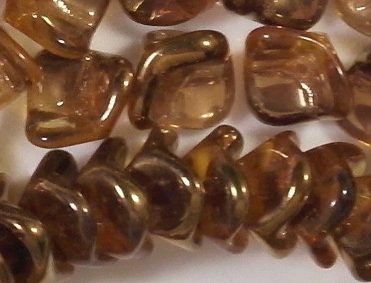 7x12mm Topaz Celsian 3-Petal Flower Beads [15]