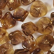 7x12mm Topaz Celsian 3-Petal Flower Beads [15]