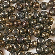 4mm Dark Bronze Iris Seed Beads [400]